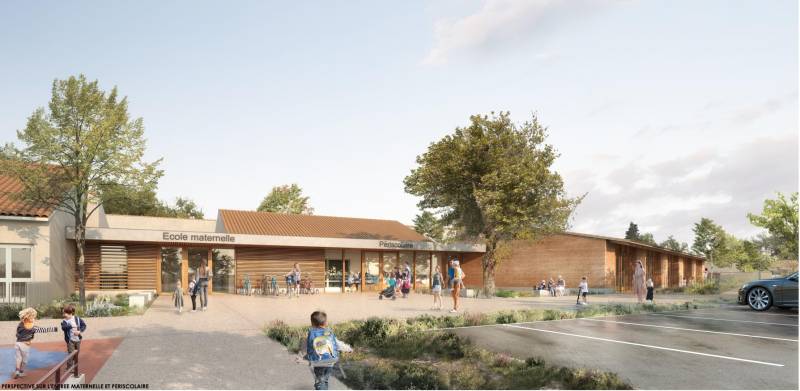 Restructuration partielle du Groupe Scolaire de St André de Corcy